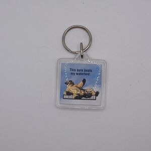 VINTAGE Select Comfort Polar Bear Keychain